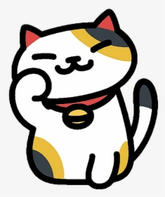 Neko Cat Nekoatsume Cute Simple Kitty Game Japanese - Cute Neko Atsume Cat, HD Png Download, Free Download