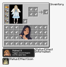 Anime Minecraft Inventory Memes Hd Png Download Kindpng