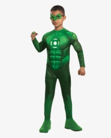 Kids Deluxe Hal Jordan Costume - Green Lantern Costumes For Boys, HD Png Download, Free Download