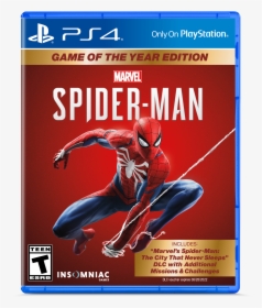 Marvel's Spider Man Game Of The Year Edition, HD Png Download, Free Download