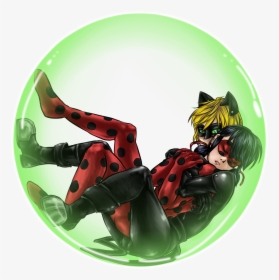 What If Cat Noir Hadn"t Popped The Bubble In Ep 2 When - Miraculous Ladybug Chat Noir Fanart, HD Png Download, Free Download