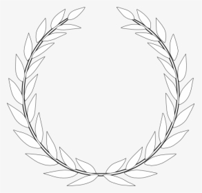 Laurel Leaf Crown Logo 5 By Matthew - Olive Branches Transparent Background, HD Png Download, Free Download