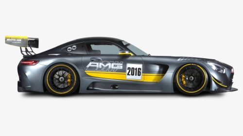 Grey Mercedes Amg Gt3 Racing Car Png Image - Mercedes Amg Gt3, Transparent Png, Free Download