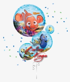 Disney Finding Nemo Bubbles Balloon Birthday Party - Nemo Birthday Party Balloons, HD Png Download, Free Download