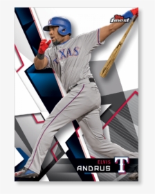 Elvis Andrus 2018 Topps Finest Baseball Base Poster - Poster, HD Png Download, Free Download