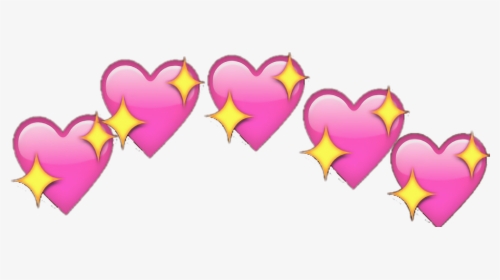 Edit Emoji Glitter Tumblr - Heart Emoji Meme Transparent Background, HD Png Download, Free Download