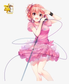 Anime Character Holding A Microphone, HD Png Download, Free Download