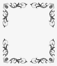 Victorian, Art Deco, Corner, Frame, Border, Deco - Beautiful Heart Touching Line, HD Png Download, Free Download