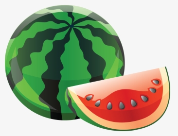 Watermelon Clipart Transparent Background - Fruits Name In Sindhi, HD Png Download, Free Download