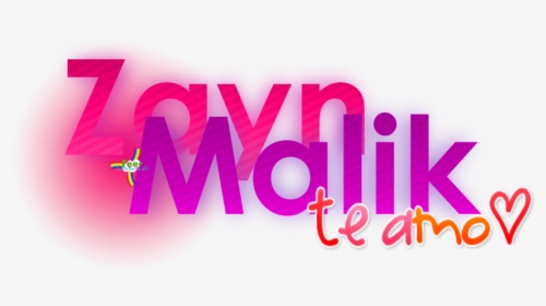 Logo One Direction Text Entertainer - Zayn Malik Png Nombre, Transparent Png, Free Download