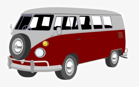 Camper, Beetle, Bus, Retro, Traveling, Van, Classic - Van Clipart Red, HD Png Download, Free Download