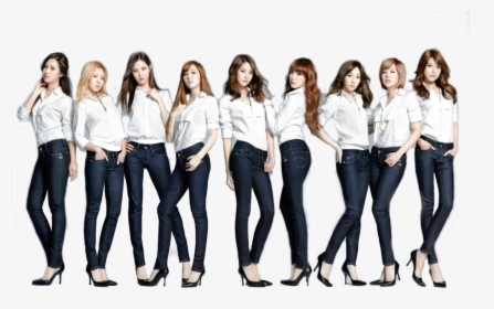 Girls Generation Png - Girls Generation In Jeans, Transparent Png, Free Download