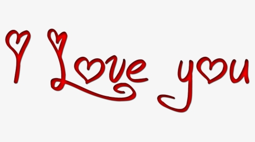 Love You Hd Text Png, Transparent Png, Free Download