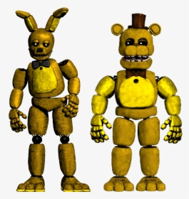 Golden Freddy And Spring Bonnie , Png Download - De Golden Freddy 2, Transparent Png, Free Download