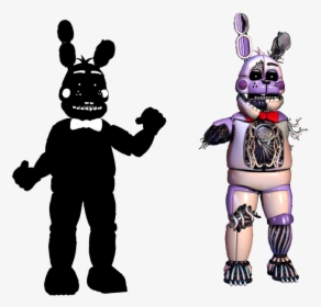 Funtime Shadow And Old Bonnie By Fnaf Fan201 - Fnaf Bendy And The Ink Machine, HD Png Download, Free Download