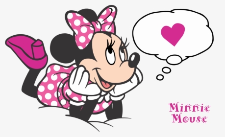 Turma Do Mickey - Minnie Mouse Images Laying Down, HD Png Download, Free Download
