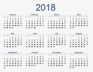 2018 Calendar Png Background - Shab E Meraj 2018 Date, Transparent Png, Free Download