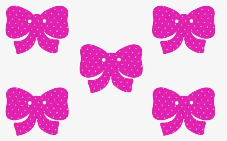 Botões Divertidos Kit Super Criativo Laço Rosa Com - Laço Rosa Com Bolinhas Png, Transparent Png, Free Download