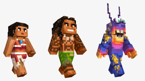 Minecraft Moana Skin Pack, HD Png Download, Free Download