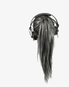Draw Hair From Behind, HD Png Download, Free Download