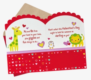 Baby Animals First Valentine"s Day - Giraffe, HD Png Download, Free Download