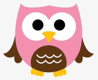 Transparent Owl Clip Art - Brown And Pink Baby Owls, HD Png Download, Free Download