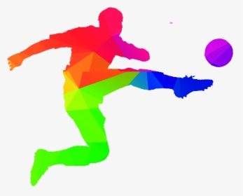 Colors Clipart Football Player - Soccer Player Clipart, HD Png Download, Free Download