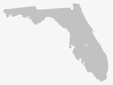 Florida Silhouette Png - Florida 2016 Election Map, Transparent Png, Free Download