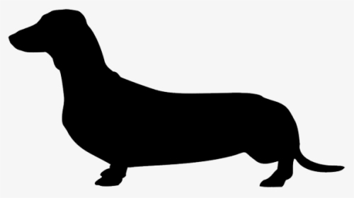 Dachshund American Cocker Spaniel Silhouette Decal - Weiner Dog Silhouette Png, Transparent Png, Free Download