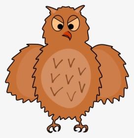 Owl,wildlife,bird Of Prey - Cartoon Eastern Screech Owl, HD Png Download, Free Download