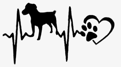 Dog Sticker By - Husky Heartbeat Tattoo, HD Png Download, Free Download