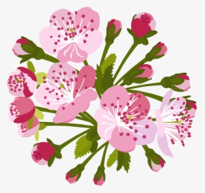 Spring Flowers Clip Art - Clip Art, HD Png Download, Free Download