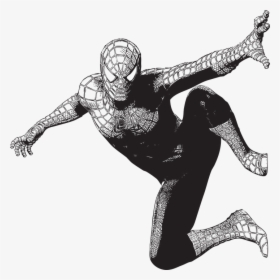 Spiderman, Movie, Superhero, Spider, Portrait, Film - Spiderman Black And White, HD Png Download, Free Download