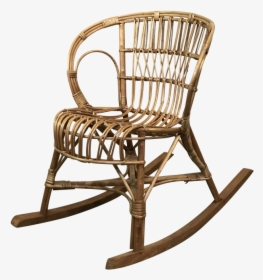 1970s Vintage Franco Albini Style Rattan Rocking Chair - Windsor Chair, HD Png Download, Free Download