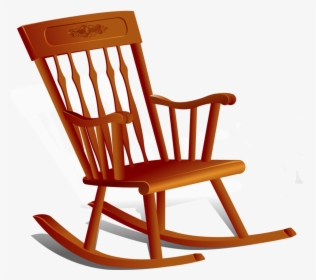 Collection Of Rocking - Clip Art Rocking Chair, HD Png Download, Free Download
