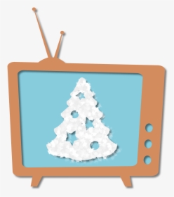 Christmas Tv Clip Arts - Tv With Christmas Clipart, HD Png Download, Free Download