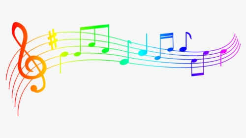 Music & Clinician Fees - Colorful Transparent Background Music Notes, HD Png Download, Free Download