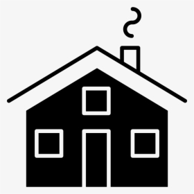 House Svg Small House With Chimney Png - House With Chimney Png, Transparent Png, Free Download