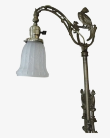 Cheap Vintage Cast Iron Bridge Floor Lamp Griffins - Vintage Brass Bridge Lamp, HD Png Download, Free Download