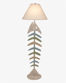 Cottage/summer Bone Fish Floor Lamp - Table Lamp With Ocean Theme, HD Png Download, Free Download