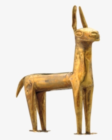 Gold Llama Figure, Peru, About - British Museum Gold Llama, HD Png Download, Free Download