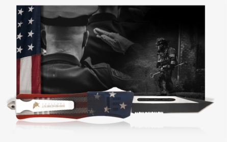 Dallas Fire Department Custom Otf Knife, HD Png Download, Free Download