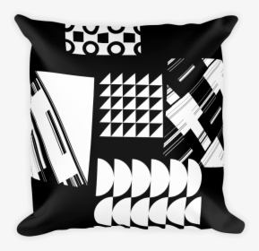 Black White Abstract Cushions With Reverse Printed - Sagunto, HD Png Download, Free Download