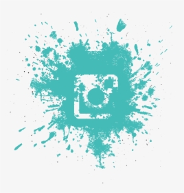 Paint Splatter Instagram Logo, HD Png Download, Free Download