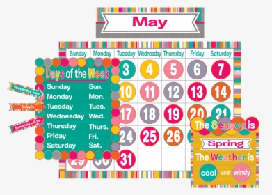 Transparent Days Of The Week Clipart - Tropical Punch Classroom Decor, HD Png Download, Free Download