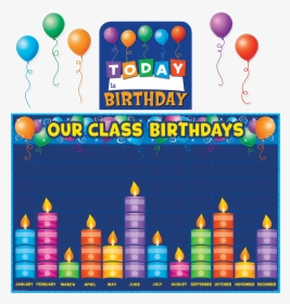 Birthday Graph Bulletin Board - Birthday Chart For Class, HD Png Download, Free Download