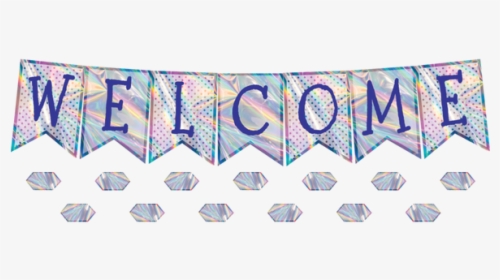 Iridescent Pennants Welcome Bulletin Board Display - Motif, HD Png Download, Free Download
