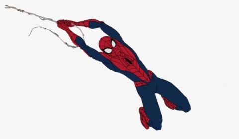 Web Fashion Spiderman Of Accessory Rope Quicksilver - Comic Spider Man Swing, HD Png Download, Free Download