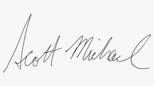 Michael Scott The Office Signature, HD Png Download, Free Download