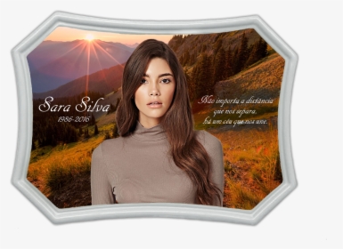 Porcelain Memorial Plaque - Picture Frame, HD Png Download, Free Download